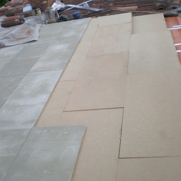 Pannello accoppiato Betonfiber per tetto ventilato
