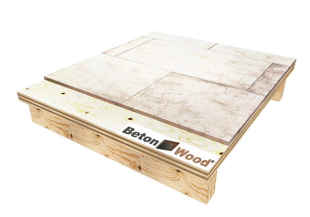 Sottotetto Betonwood su X-Lam